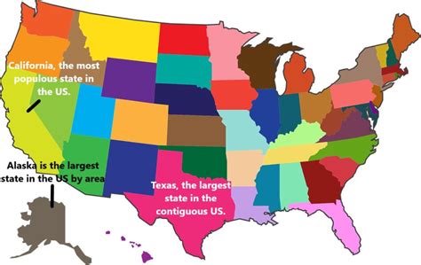 10 biggest states in the united states.